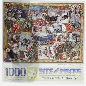 Christmas Cats New Unopened 1000 Pc Puzzle 20"x 27"